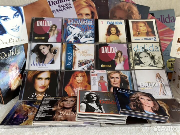 Dalida редкая коллекция CD, DVD, книги
