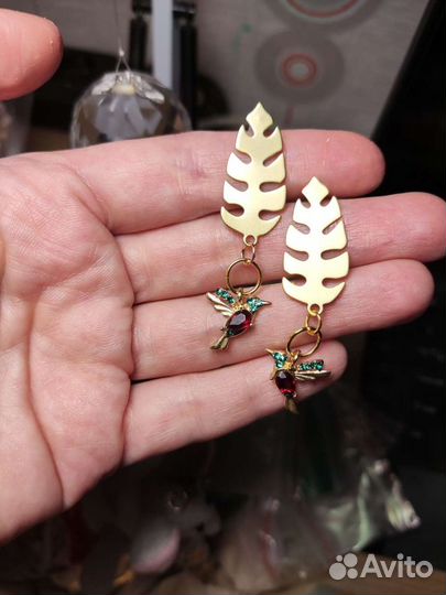 Серьги ручная работа