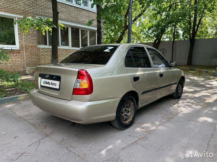 Hyundai Accent 1.5 МТ, 2006, 184 000 км
