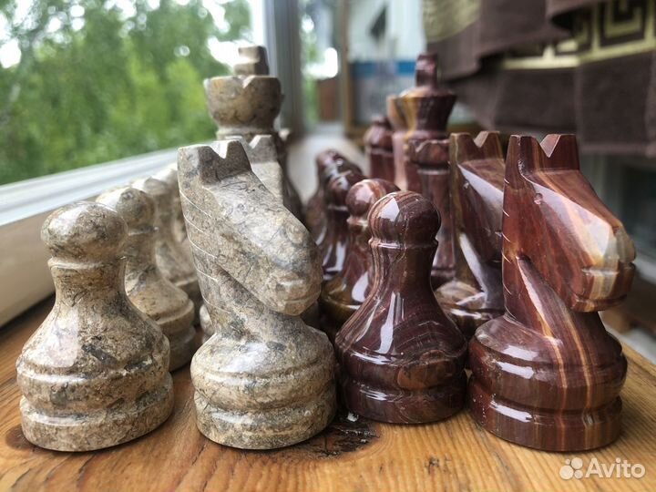 Шахматы Chess оникс окаменелость