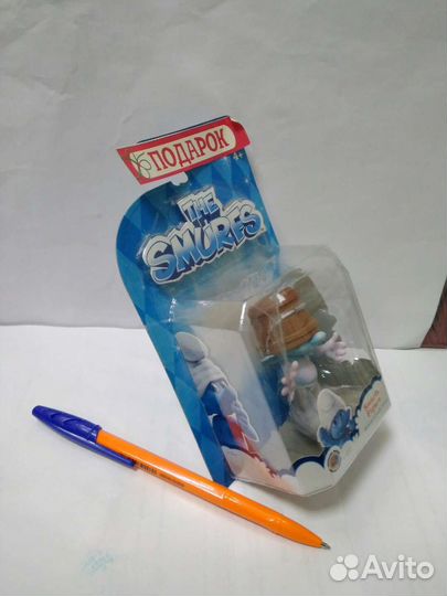 Фигурка смурфик clumsy Новый