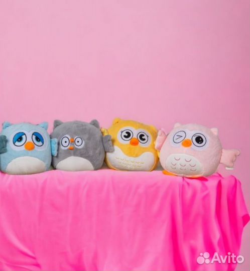 Плед подушка сова