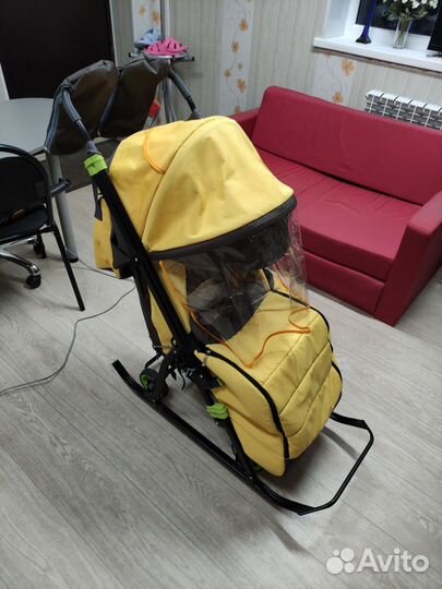 Санки коляска galaxy