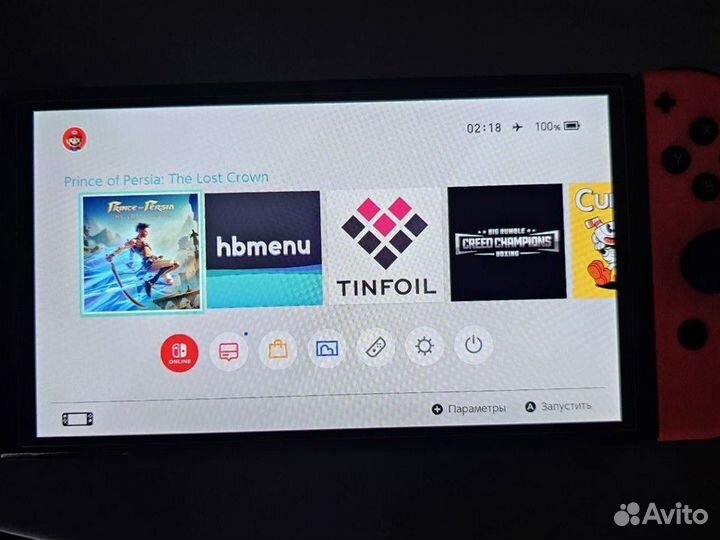 Nintendo switch oled прошитая чип