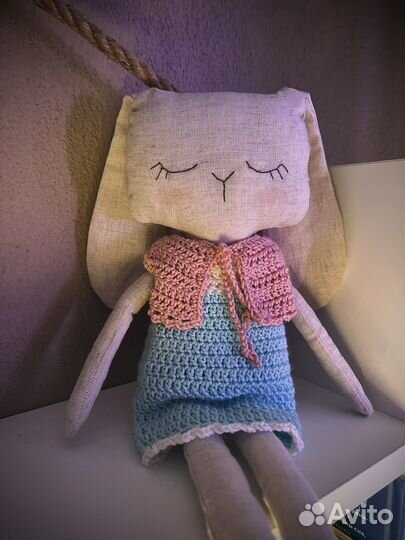 Зайка игрушка ручной работы
