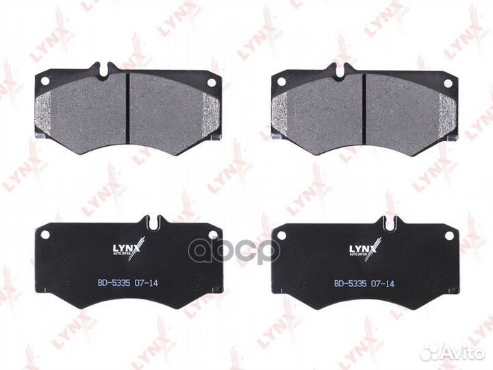 Колодки тормозные передние BD-5335 lynxauto