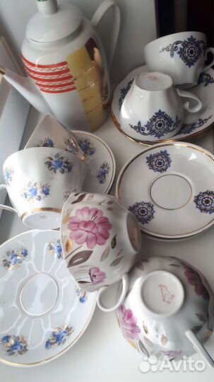 Сервизы винтаж полные и частями