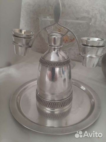 Графин с рюмками коньячный старинный