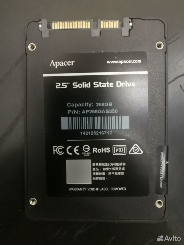 SSD диск 256gb