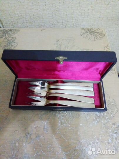 Мельхиоровые и нерж. вилки и ложки СССР