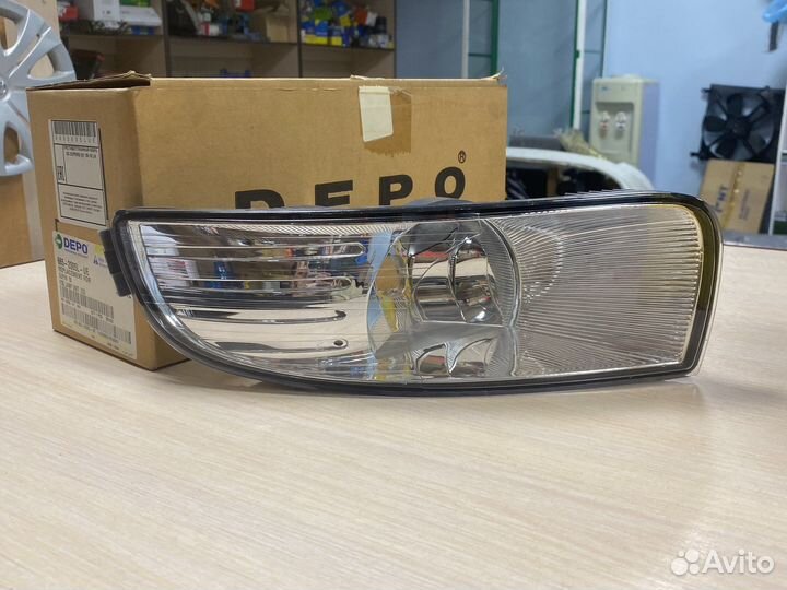 Фара противотуманная левая skoda шкода