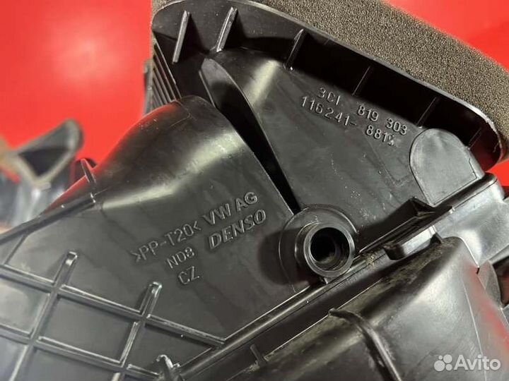 Корпус отопителя печки с мотором в сборе Skoda