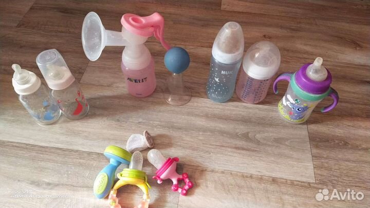 Бутылочки, нимблеры, молокоотсос