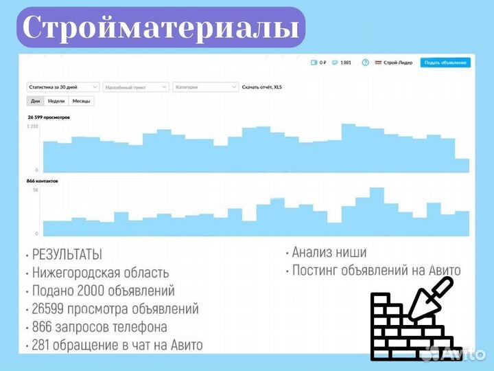 Услуги авитолога Входим в топ РФ