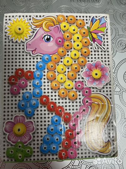 Мозаика обьемная. Конструктор. Шестеренки