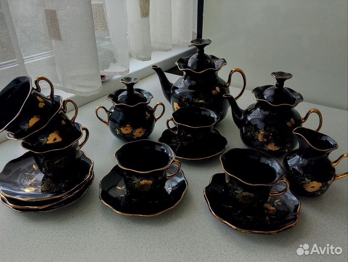 Сервиз кофейный, полонное. СССР