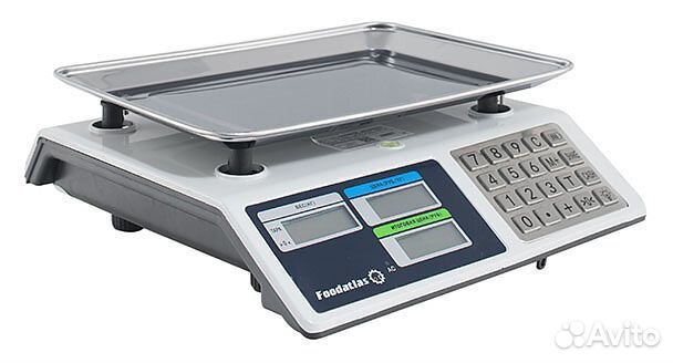 Торговые весы Foodatlas вт-982S (40кг/2гр)