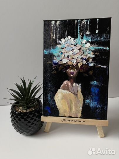 Картина маслом, Холст30х20