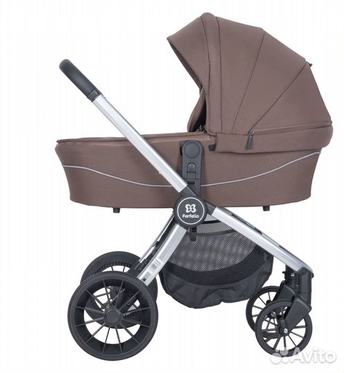 Коляска модульная 2в1 Baby shell BBS коричневый