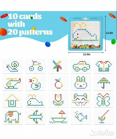 Магнитная мозаика новая