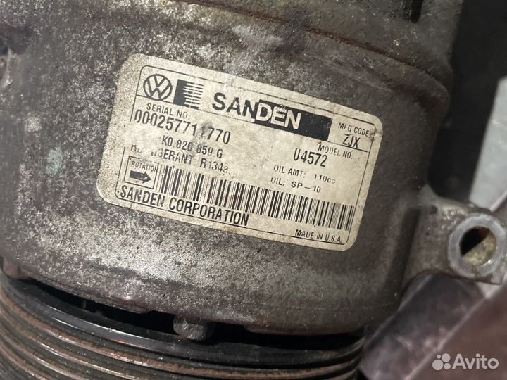 Компрессор кондиционера jetta джетта 5 6 2.5