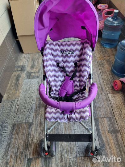 Прогулочная коляска трость бу