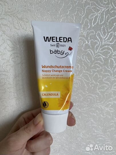 Детский крем под подгузник Weleda