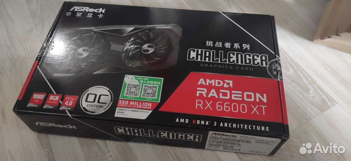 Новая Asrock rx 6600 xt oc edition