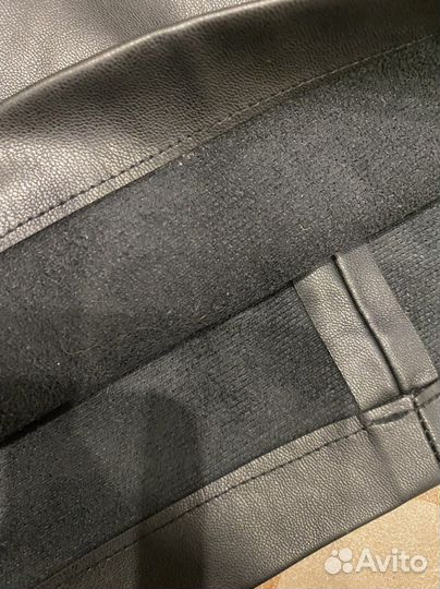 Юбка кожаная