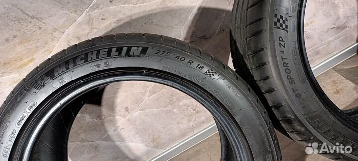 Michelin Pilot Sport 4 245/45 R18 и 275/40 R18 103Y