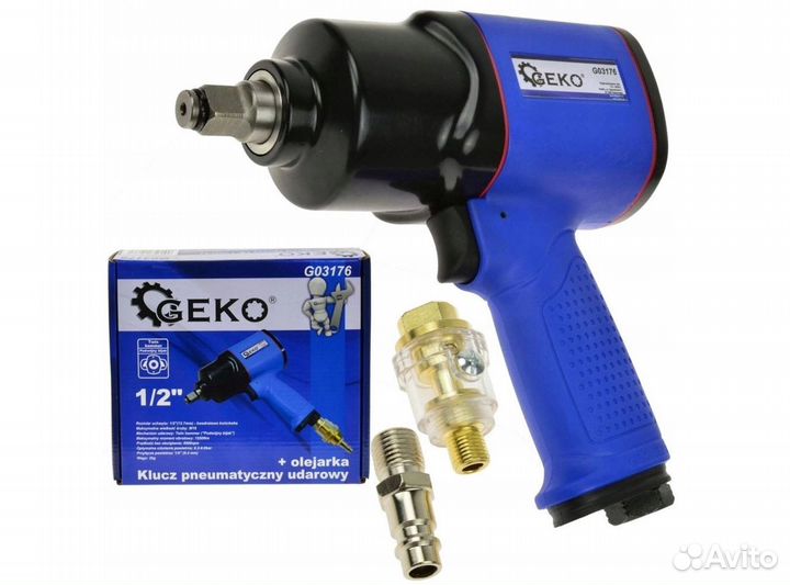 Пневмогайковерт Geko 1/2