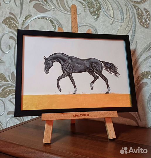 Картина с лошадью