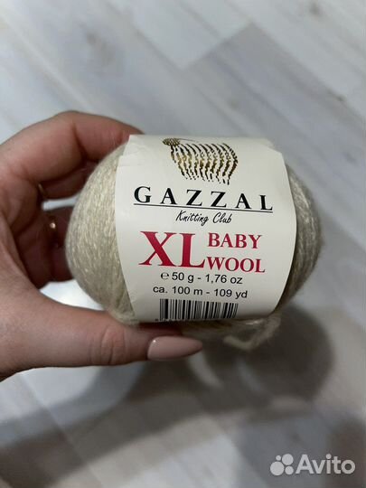 Пряжа Gazzal XL Baby Wool
