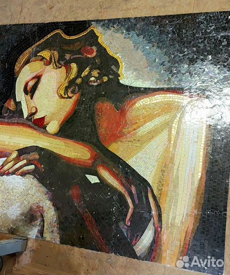 Готовое панно из мозаики 