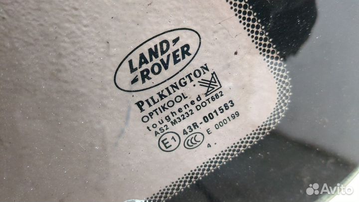 Стекло кузовное боковое левое заднее Land Rover Freelander 1