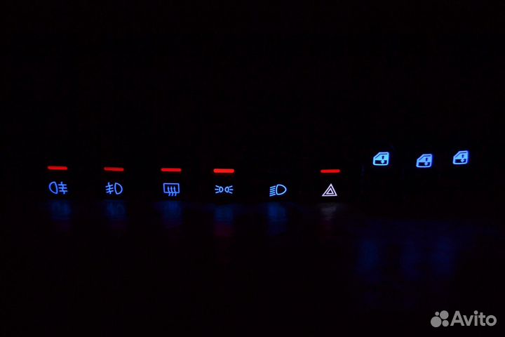 Набор пересвеченных кнопок ваз