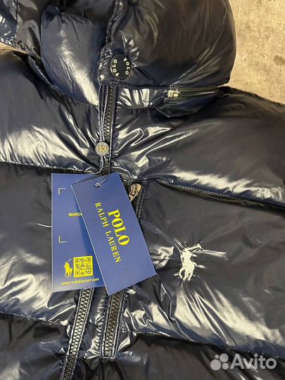 Пуховик Polo ralph синий