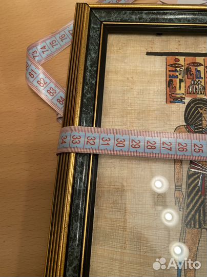 Рамка с картиной на папирусе