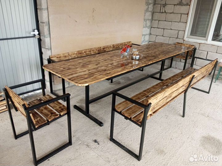 Скамейка под навес или во двор