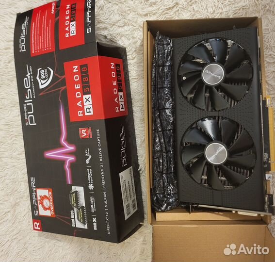 Видеокарта Sapphire pulse Radeon RX 580 8GB