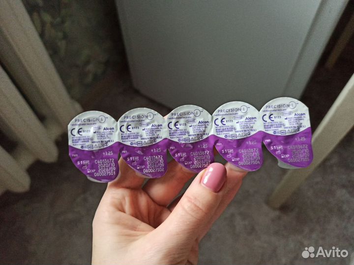 Линзы контактные alcon диоптрии +1.25