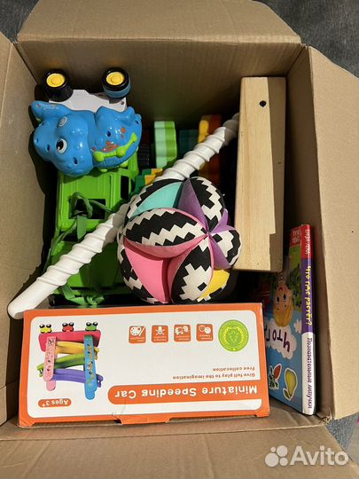Детские игрушки коробкой
