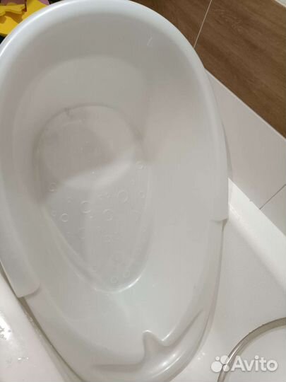 Ванночка для купания с горкой