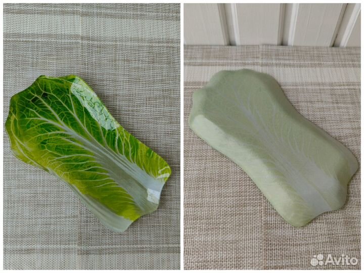 Блюдо сервировочное фигурное, прямоугольное/стекло