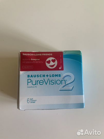 Линзы PureVision -2,5