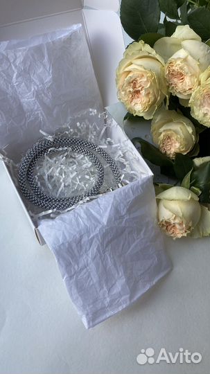 Колье жгут из бисера