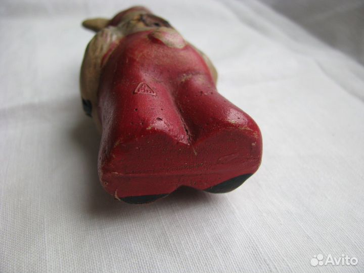 Коза пищалка игрушка резиновая СССР клеймо лтри