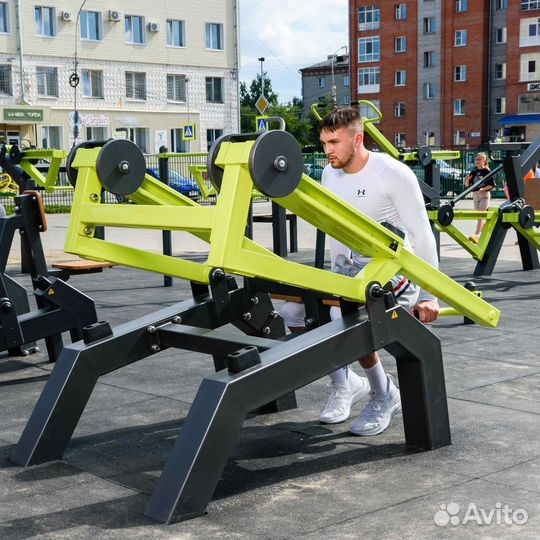 Уличный тренажер Трицепс-машина имитация отжимани