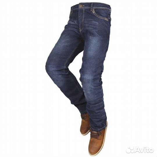 Harisson clyde Custom Casual Motorcycle Jeans Blue