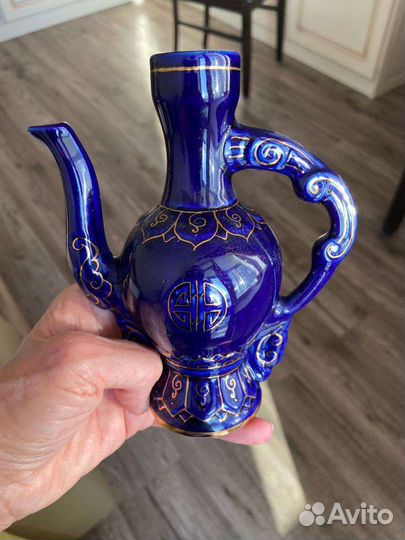 Кувшин и пиалы Монголия керамика (фарфор) новый